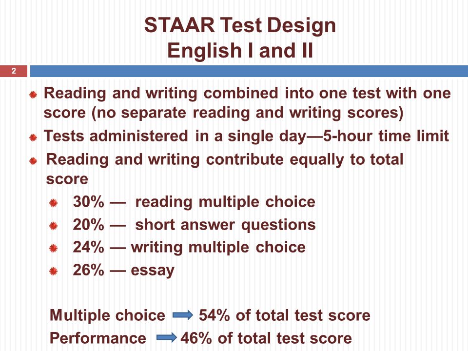 entry 2 writing and reading exam